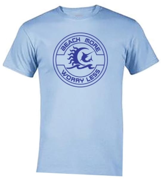 T-Shirts Beach More Worry Less Youth T-Shirts