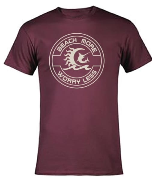 T-Shirts Beach More Worry Less Youth T-Shirts
