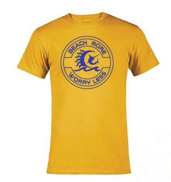 T-Shirts Beach More Worry Less Youth T-Shirts