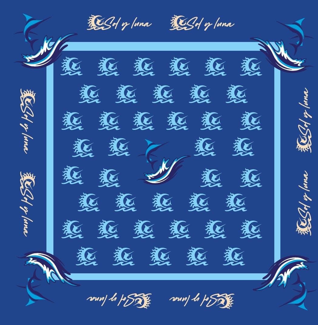 Solyluna Scarve Blue Marlin