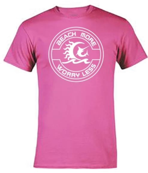 T-Shirts Beach More Worry Less Youth T-Shirts