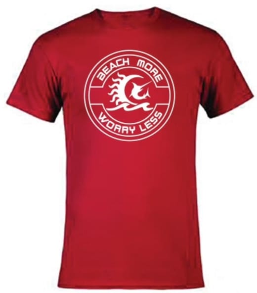 T-Shirts Beach More Worry Less Youth T-Shirts