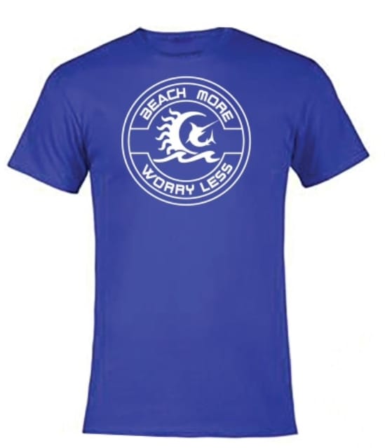 T-Shirts Beach More Worry Less Youth T-Shirts