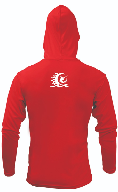 Rashguard Hoodie CLASSIC RED