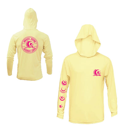 Rashguard Hoodie Beach More Worry Less