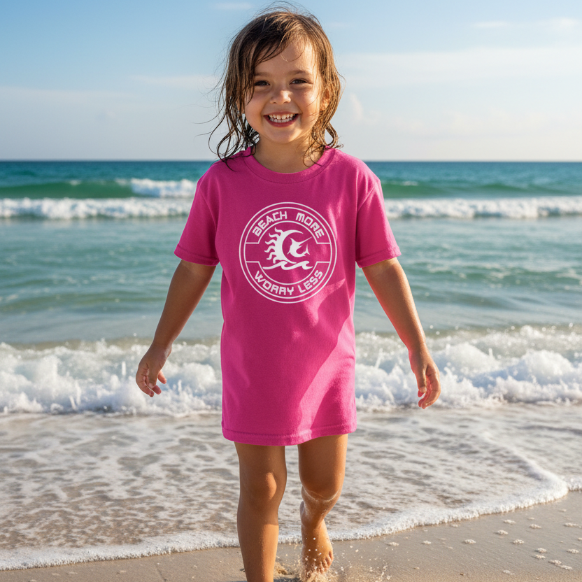 T-Shirts Beach More Worry Less Youth  T-Shirts
