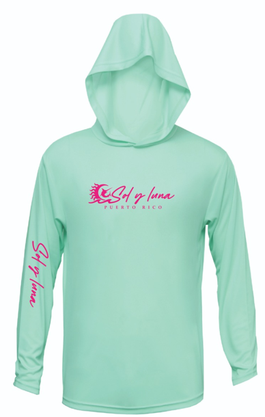 Rashguard Hoodie CLASSIC MINT PINK