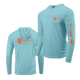 XSMALL / AQUA BLUE / ORANGE